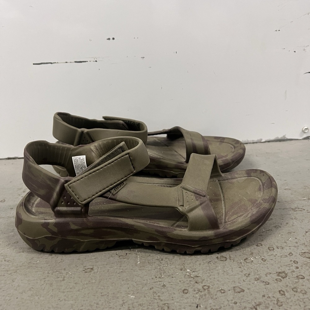 Teva Hurricane Drift Sandals Mens 8 Womens 9.5 Camo Green EVA Lightweight Hiking